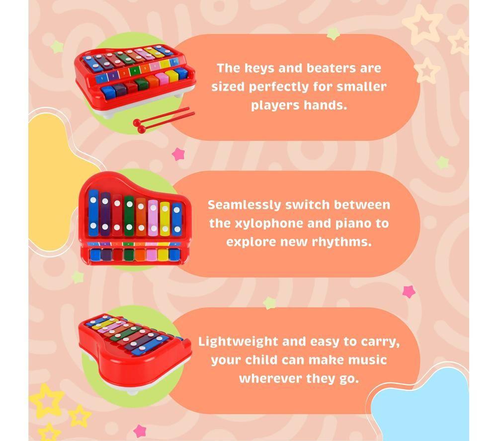 LITTLE STAR LS1004 Easy Play Piano Xylophone image number 4 of 4