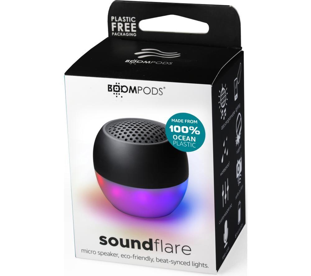 BOOMPODS Soundflare Portable Bluetooth Speaker - Black image number 4 of 4