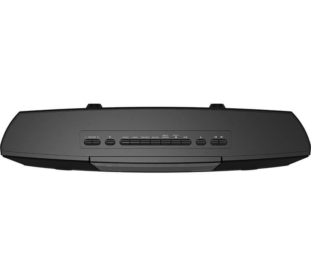 OAKCASTLE HiFi100 Flat Panel Hi-Fi System - Black image number 3 of 9