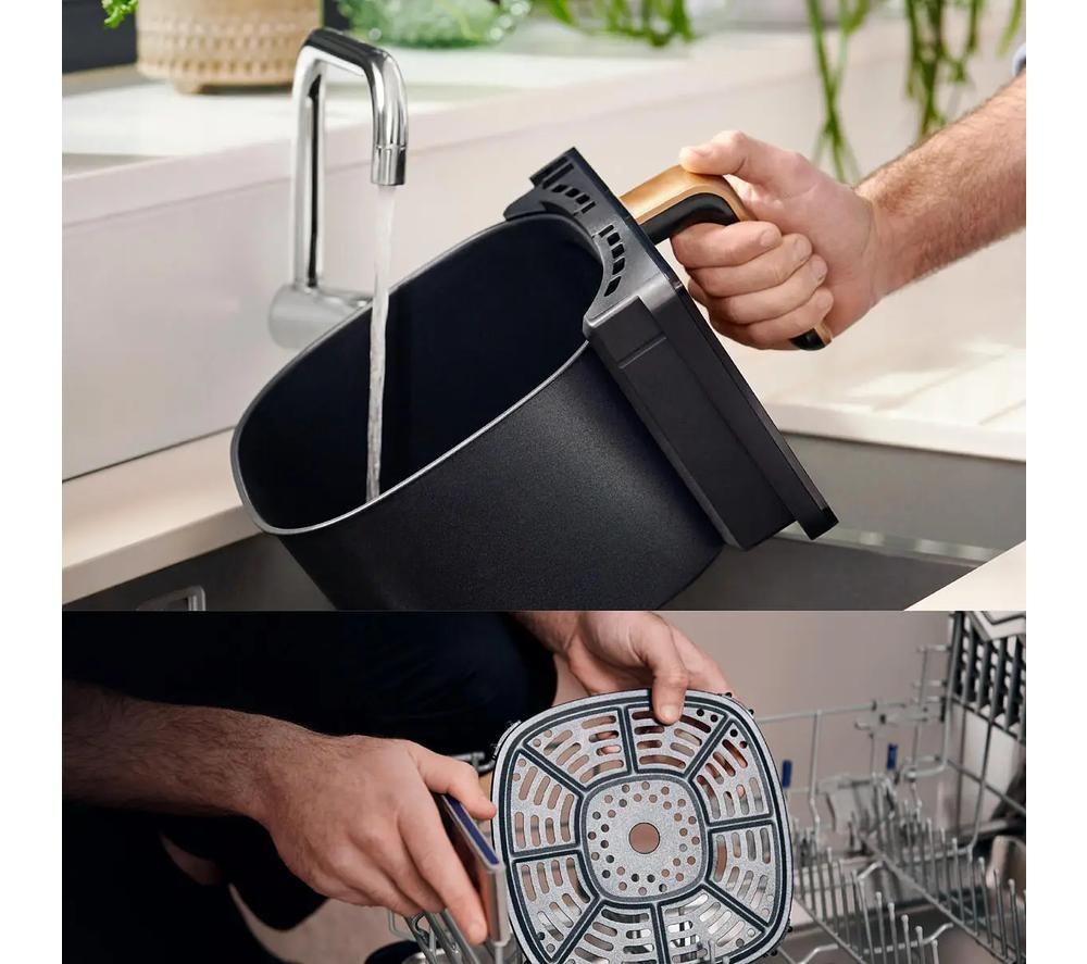 PANASONIC NF-CC600AXC Air Fryer - Black & Dark Blue image number 14 of 15