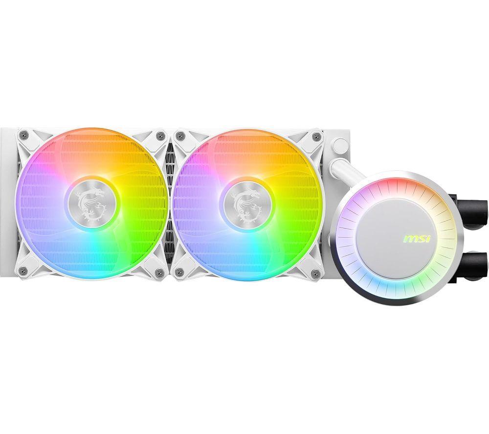 MSI MAG CORELIQUID E240 240 mm Liquid CPU Cooler - RGB LED, White