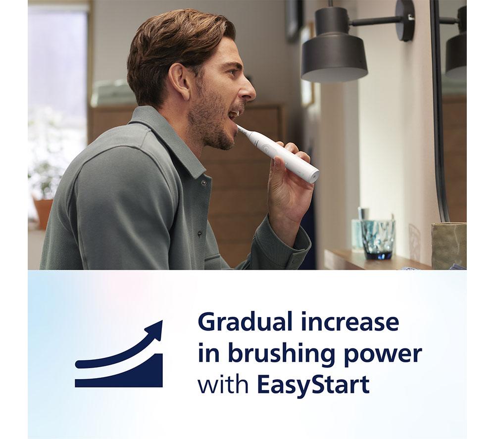 PHILIPS Sonicare Series 5300 HX7108/02 Electric Toothbrush - White image number 5 of 7