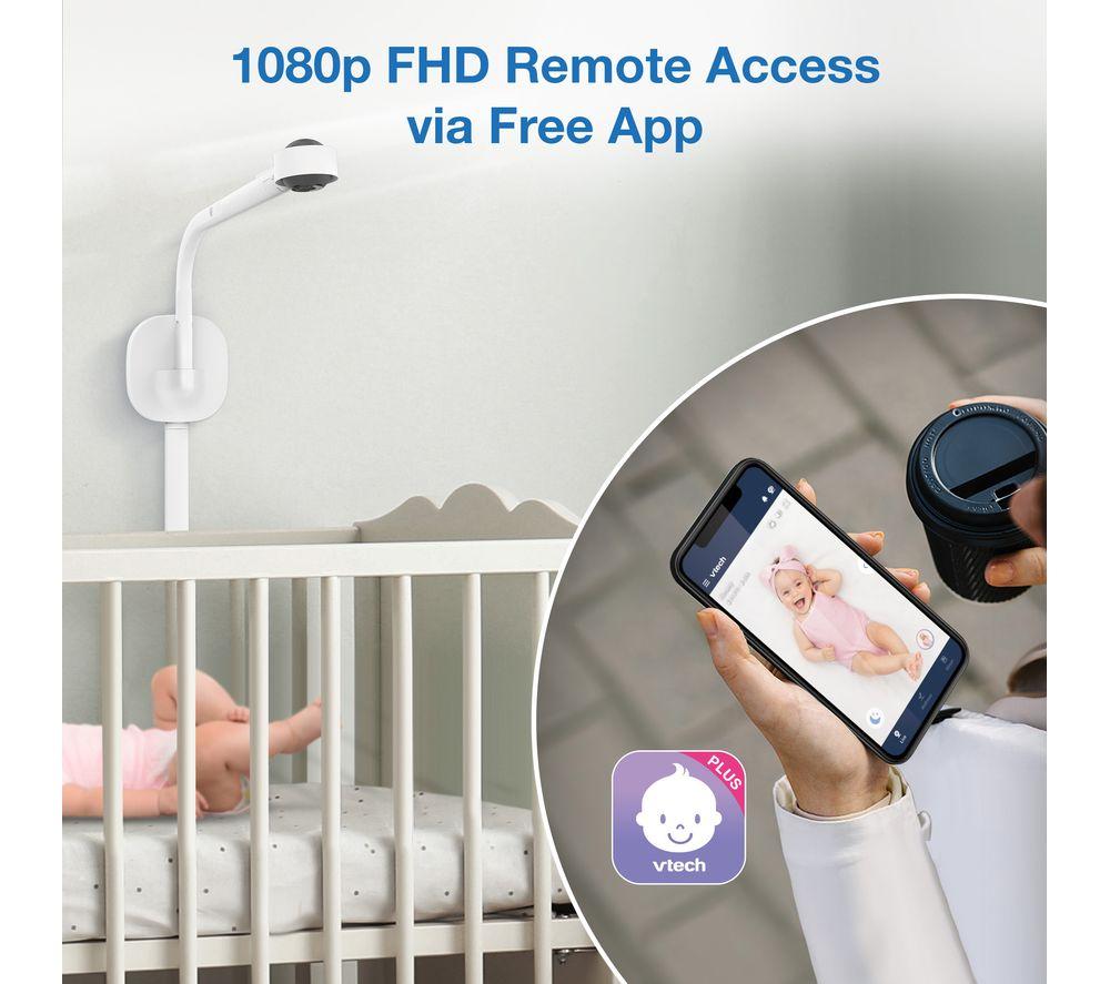 VTECH RM7787HD 7" Full HD Over-The-Cot WiFi Baby Monitor - White image number 3 of 14