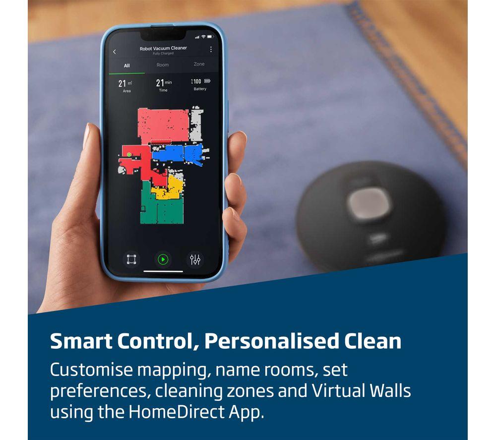 BEKO VRR61414VB RoboSmart Robot Vacuum Cleaner - Black image number 6 of 12