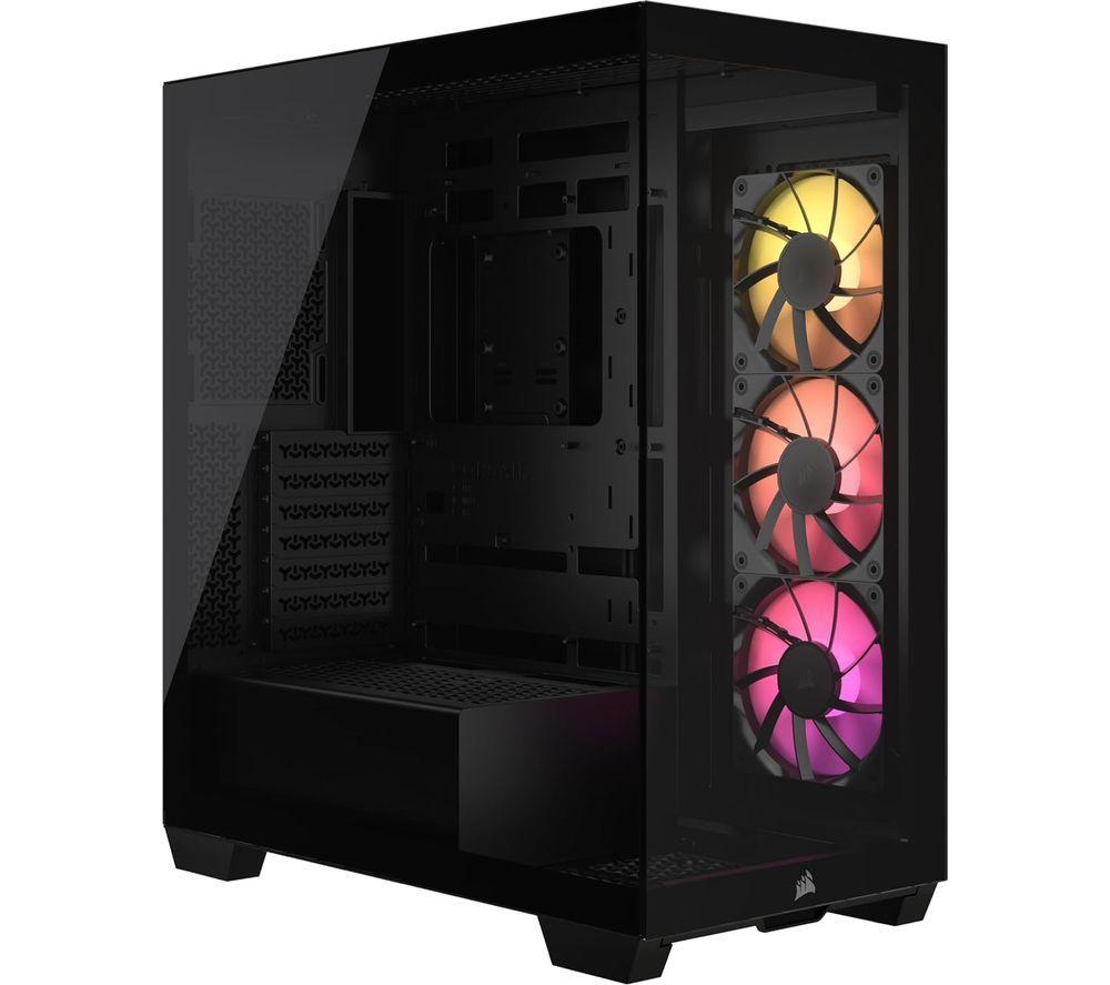 CORSAIR 3500X ARGB ATX Mid-Tower PC Case - Black, Tempered Glass