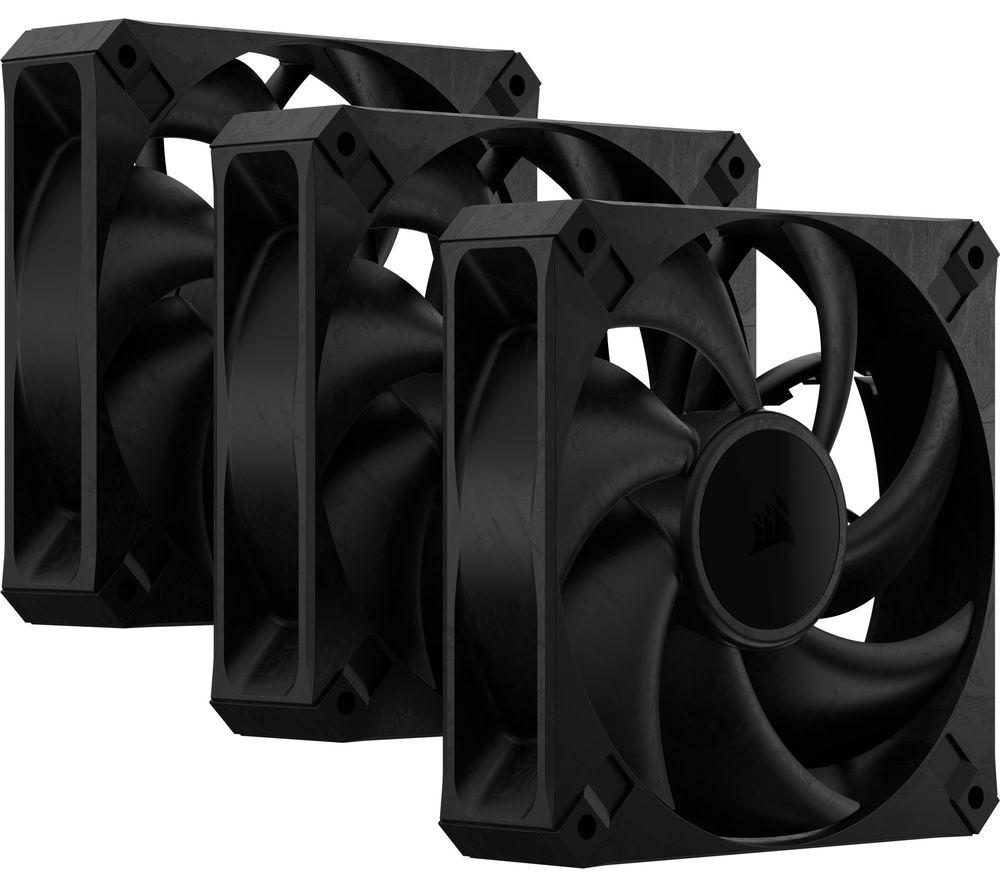 CORSAIR RS120 MAX 120 mm Case Fan - Triple Pack, Black