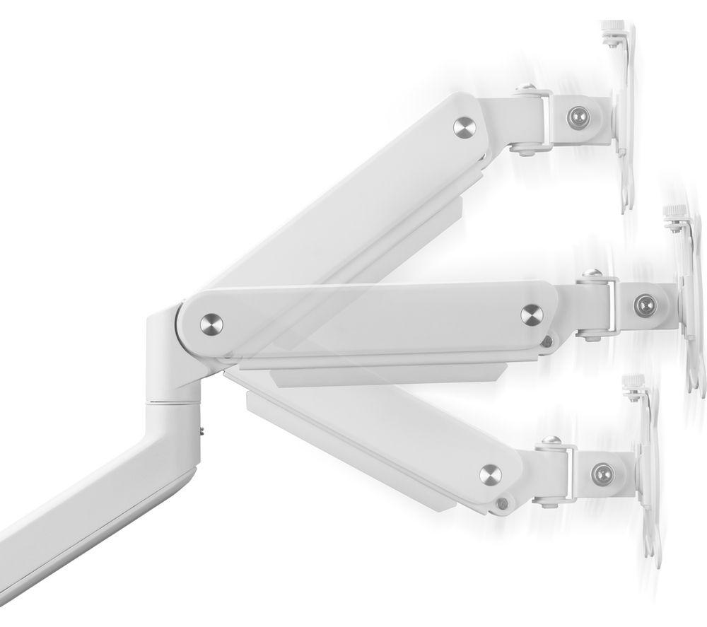 ONE FOR ALL DM4120 Full Motion 13-35" Monitor Desk Mount - White image number 3 of 8