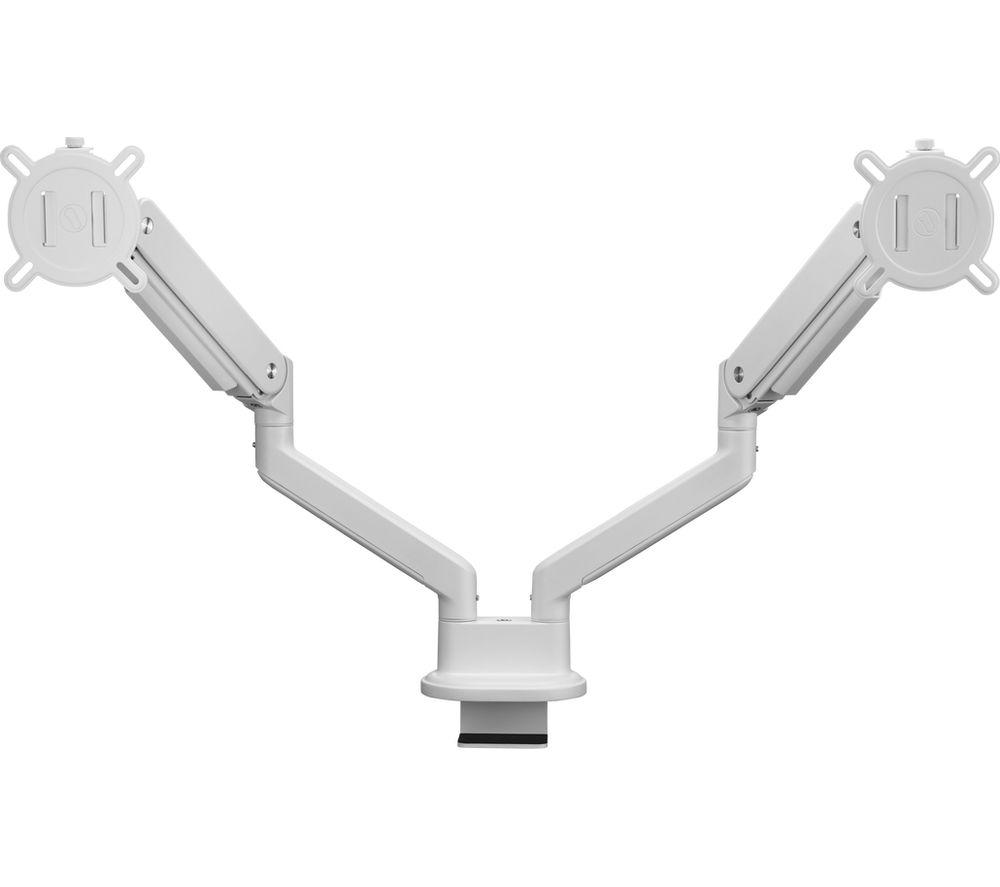 ONE FOR ALL DM4220 Dual Arm Full Motion 13-35" Monitor Desk Mount - White image number 2 of 8