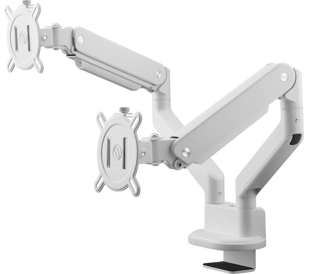ONE FOR ALL DM4220 Dual Arm Full Motion 13-35" Monitor Desk Mount - White image number 3 of 8