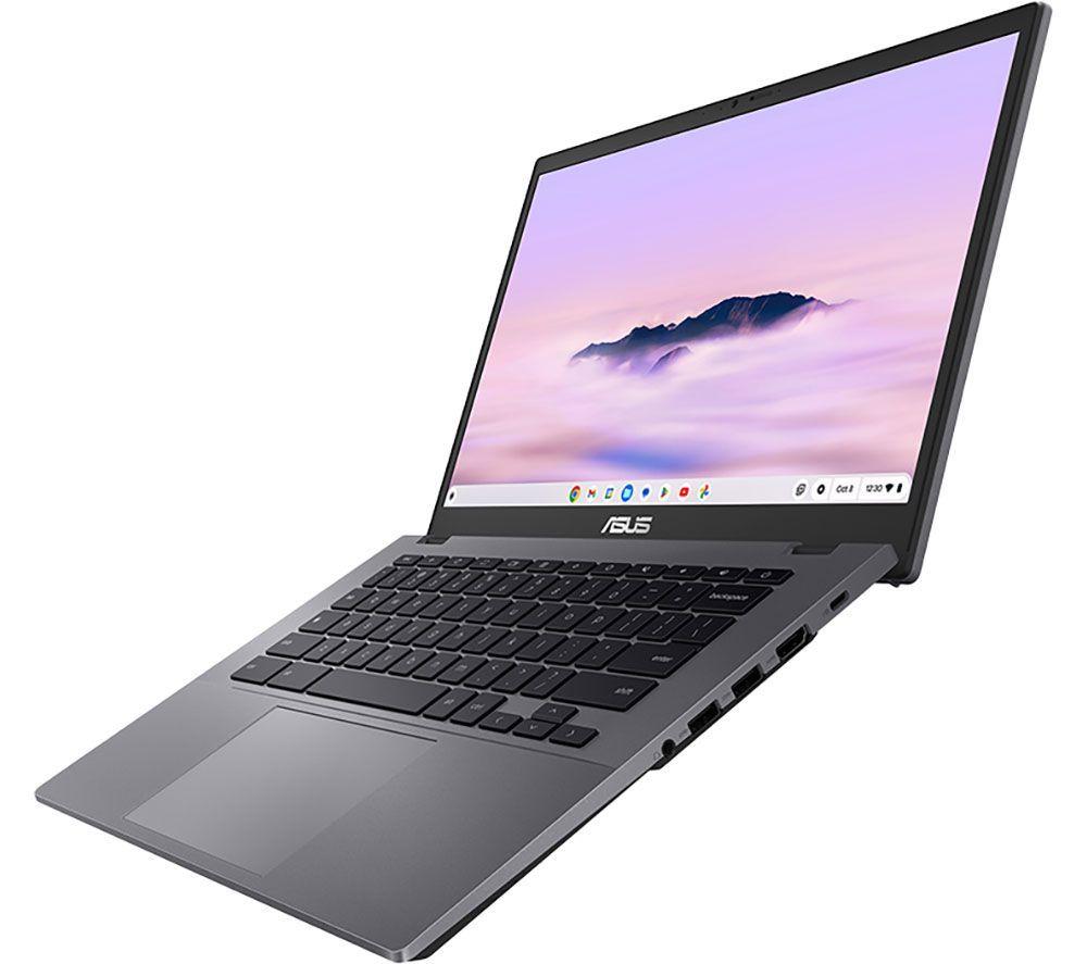 ASUS CX34 14" Refurbished Chromebook Plus - Intel&reg; Core&trade; i3, 256 GB UFS, Grey (Excellent Condition) image number 5 of 19