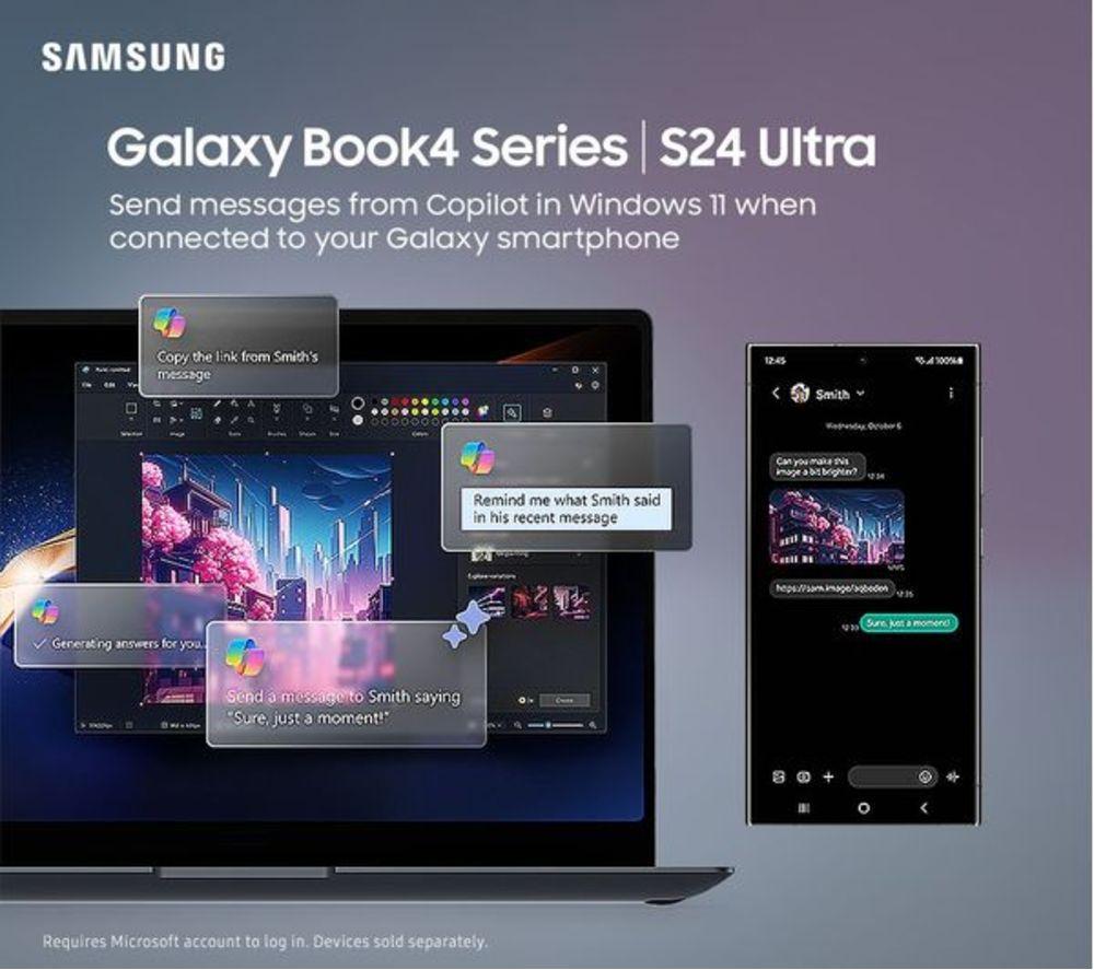 SAMSUNG Galaxy Book4 15.6" Refurbished Laptop - Intel&reg; Core&trade; i3, 256 GB SSD, Grey (Excellent Condition) image number 4 of 12