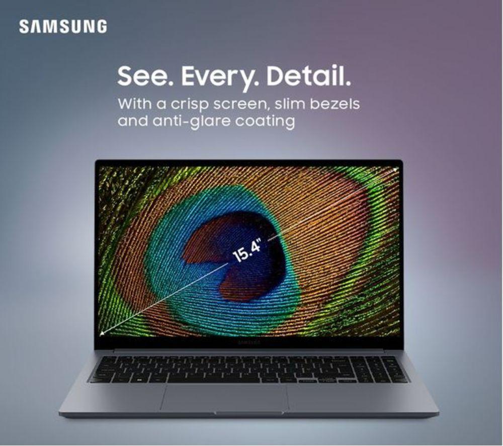 SAMSUNG Galaxy Book4 15.6" Refurbished Laptop - Intel&reg; Core&trade; i3, 256 GB SSD, Grey (Excellent Condition) image number 8 of 12