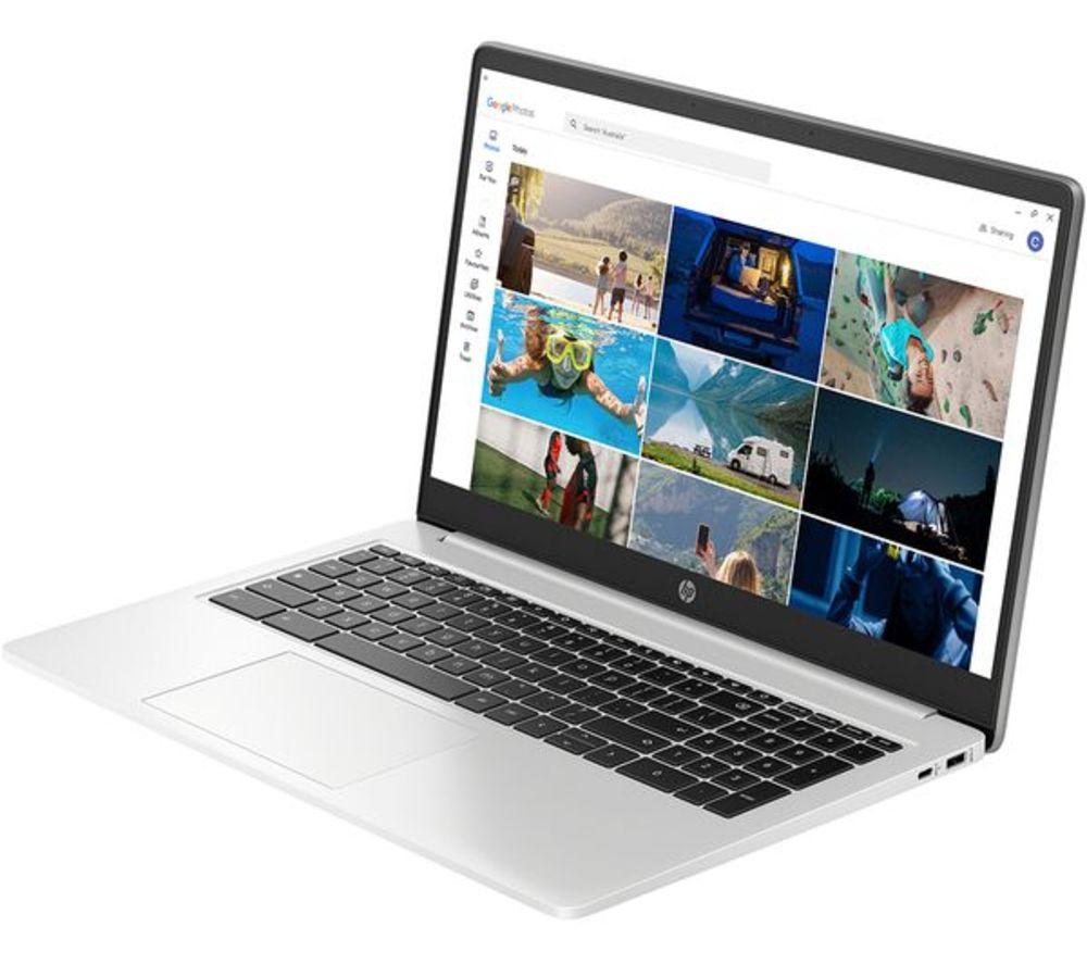 HP 15a-nb0502sa 15.6" Refurbished Chromebook Plus - Intel&reg; Core&trade; i3, 128 GB SSD, Silver (Excellent condition) image number 7 of 20