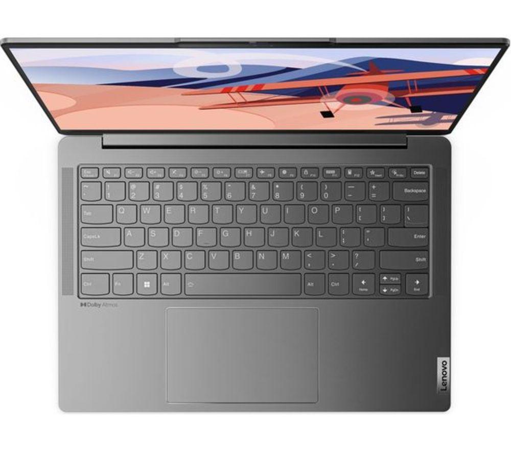LENOVO Yoga Slim 6 14" Refurbished Laptop - Intel&reg; Core&trade; i5, 512 GB SSD, Storm Grey image number 2 of 4