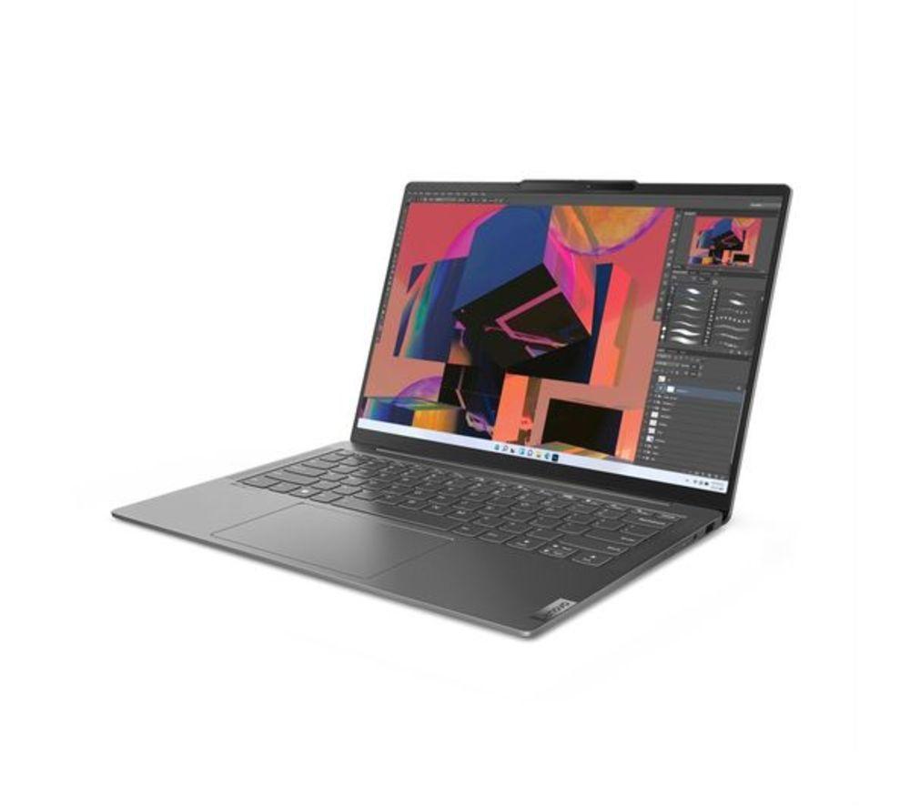 LENOVO Yoga Slim 6 14" Refurbished Laptop - Intel&reg; Core&trade; i5, 512 GB SSD, Storm Grey image number 3 of 4