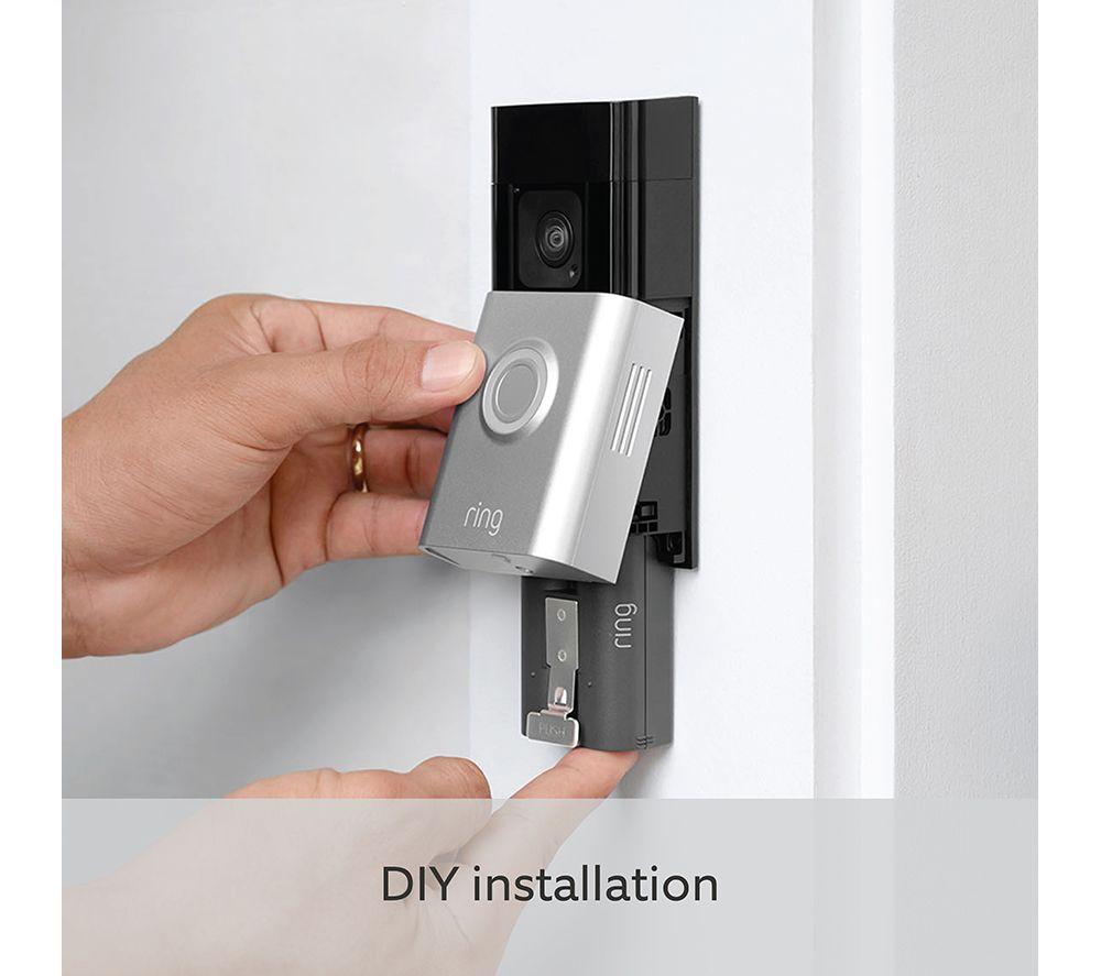 RING Battery Video Doorbell Plus & Indoor Camera (2nd Gen, White) Full HD 1080p WiFi Security Camera Bundle image number 10 of 13
