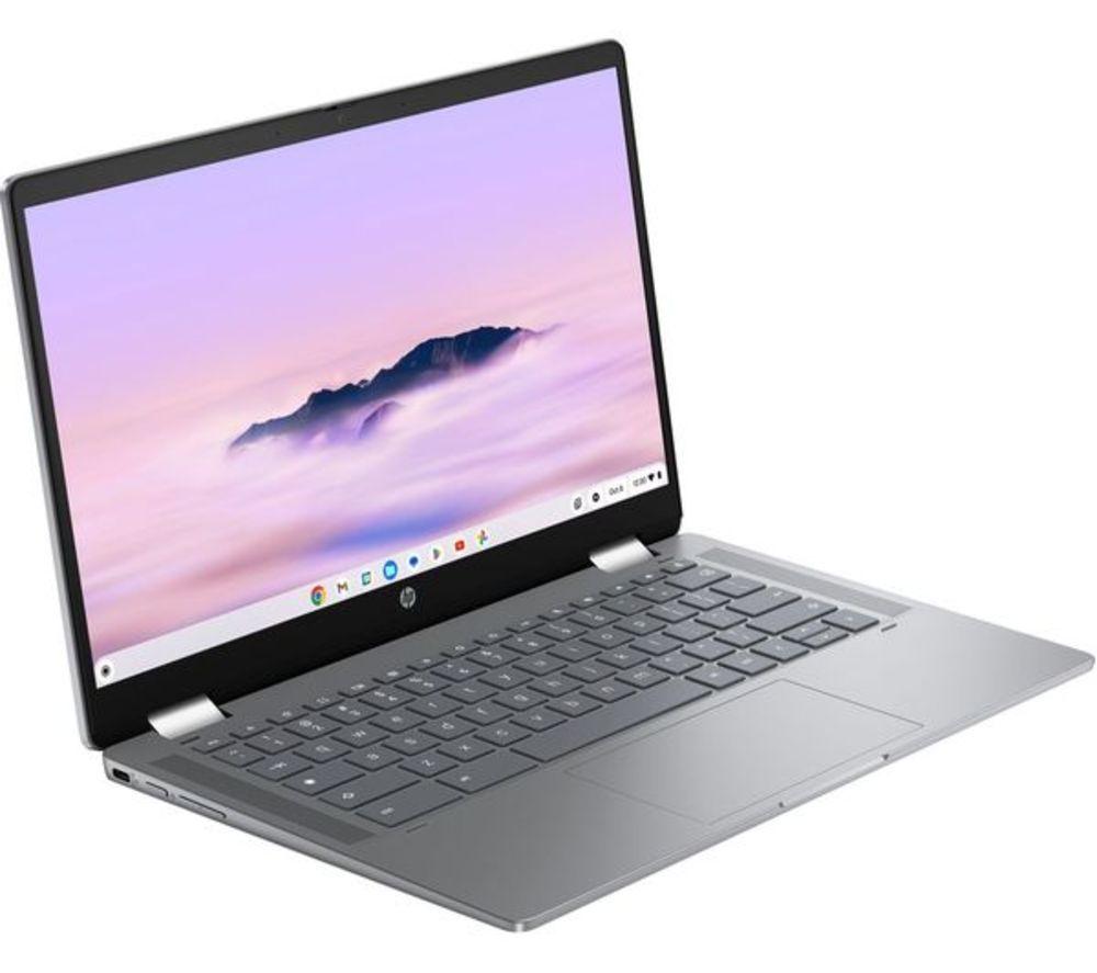 HP x360 14b-cd0500sa 14" 2 in 1 Refurbished Chromebook - Intel&reg; Core&trade; i3, 256 GB UFS, Silver (Excellent Condition) image number 3 of 3