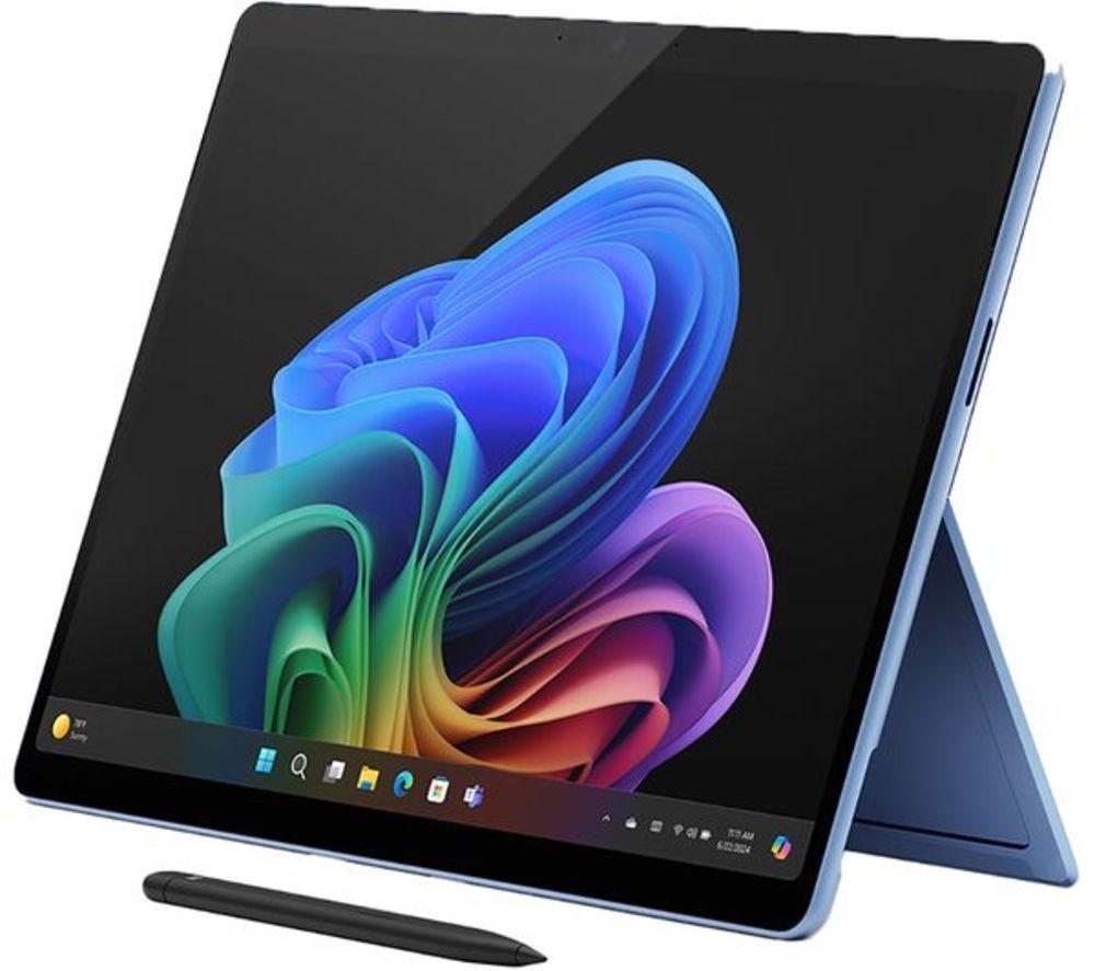 MICROSOFT 13" Refurbished Surface Pro OLED, Copilot+ PC - Snapdragon X Elite, 512 GB SSD, Sapphire (Excellent Condition) image number 3 of 8