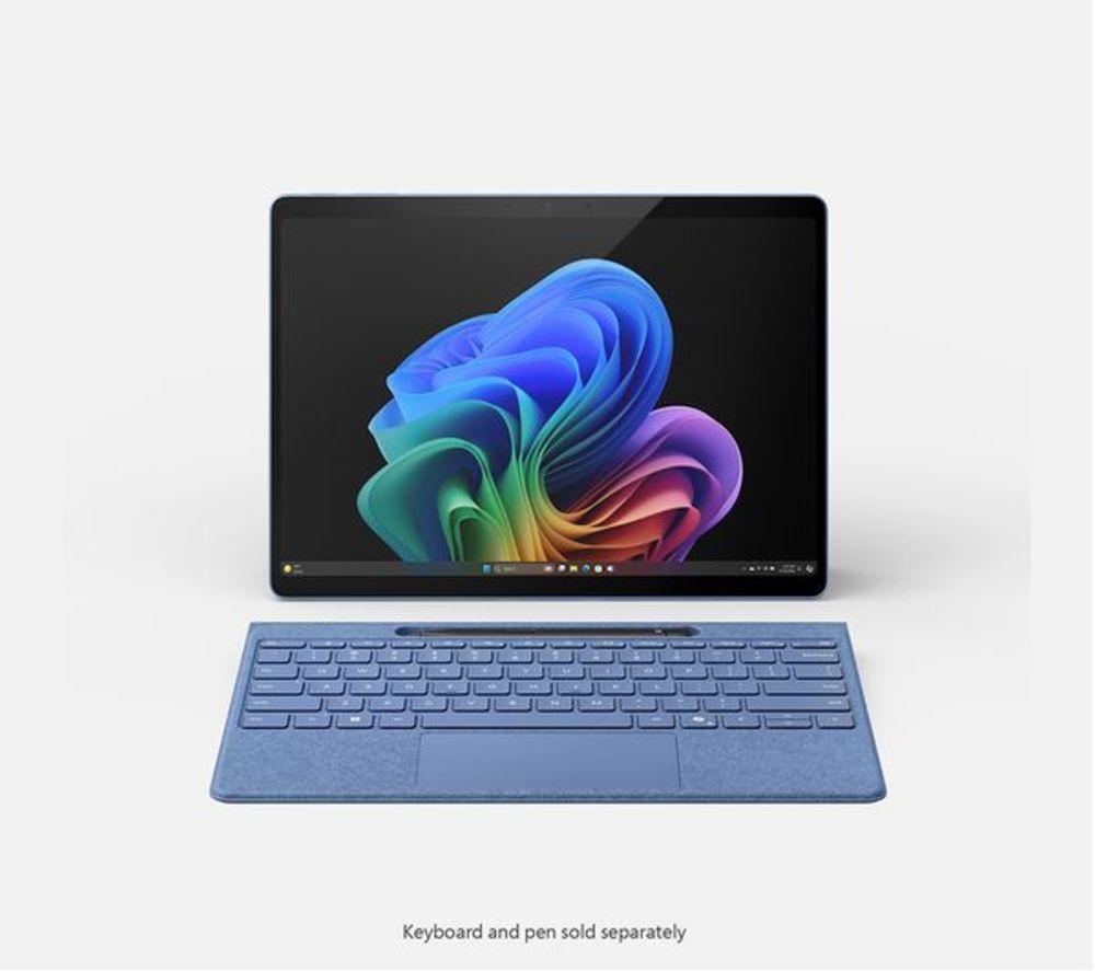 MICROSOFT 13" Refurbished Surface Pro OLED, Copilot+ PC - Snapdragon X Elite, 512 GB SSD, Sapphire (Excellent Condition) image number 8 of 8