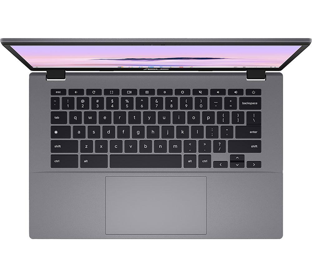 ASUS CX34 14" Refurbished Chromebook Plus - Intel&reg; Core&trade; i3, 256 GB UFS, Grey (Very Good Condition) image number 3 of 10