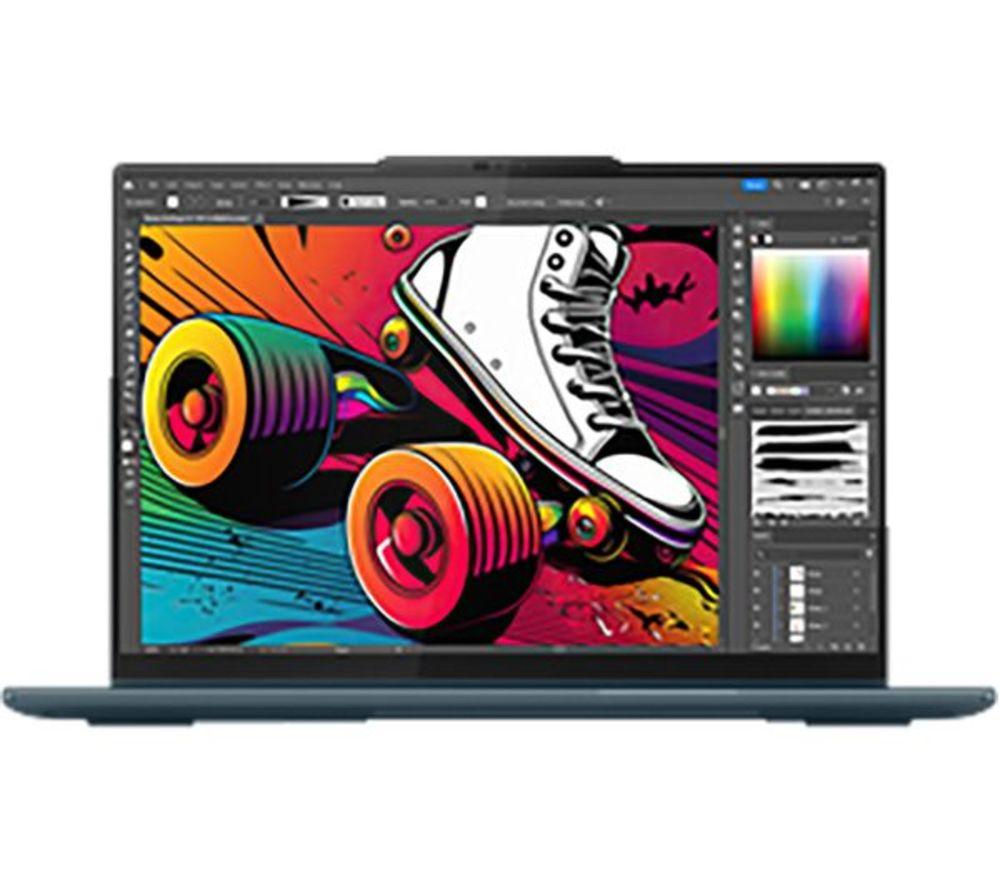 LENOVO Yoga 7 14" 2 in 1 Refurbished Laptop - Intel&reg; Core&trade; Ultra 7, 512 GB SSD, Tidal Teal (Very Good Condition) image number 2 of 17