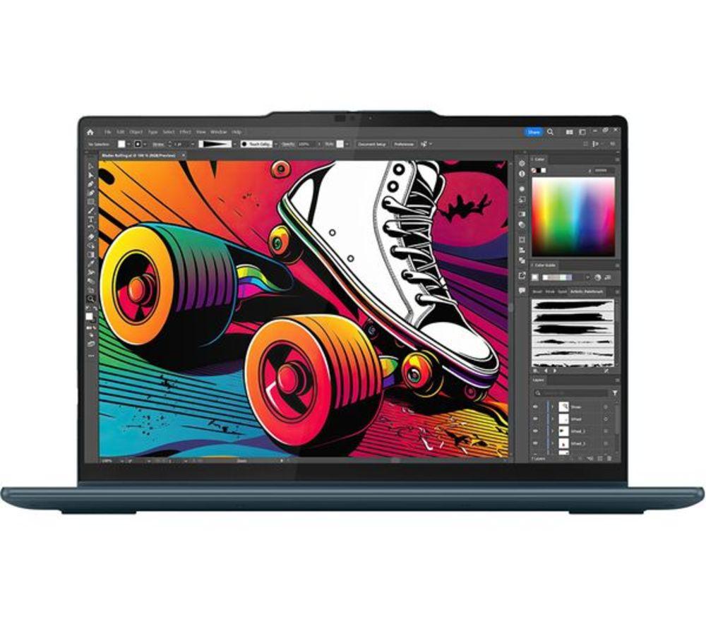 LENOVO Yoga 7 14" 2 in 1 Refurbished Laptop - Intel&reg; Core&trade; Ultra 7, 512 GB SSD, Tidal Teal (Very Good Condition) image number 9 of 17