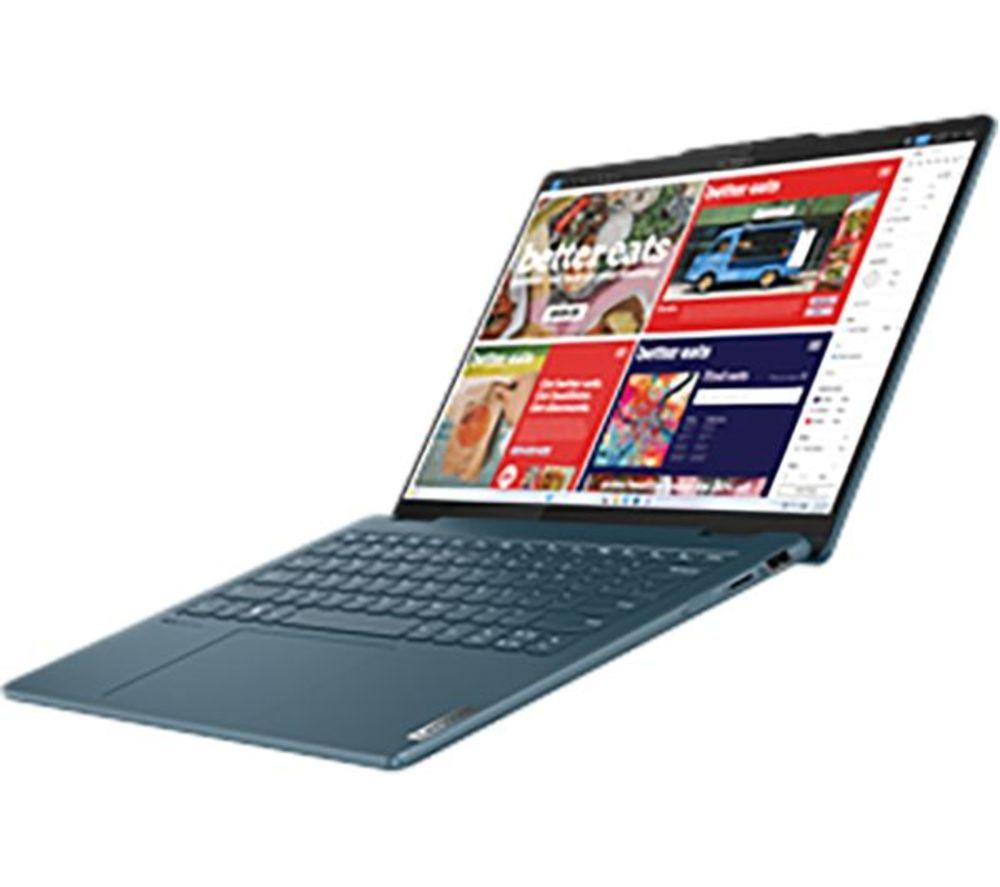 LENOVO Yoga 7 14" 2 in 1 Refurbished Laptop - Intel&reg; Core&trade; Ultra 7, 512 GB SSD, Tidal Teal (Very Good Condition) image number 10 of 17