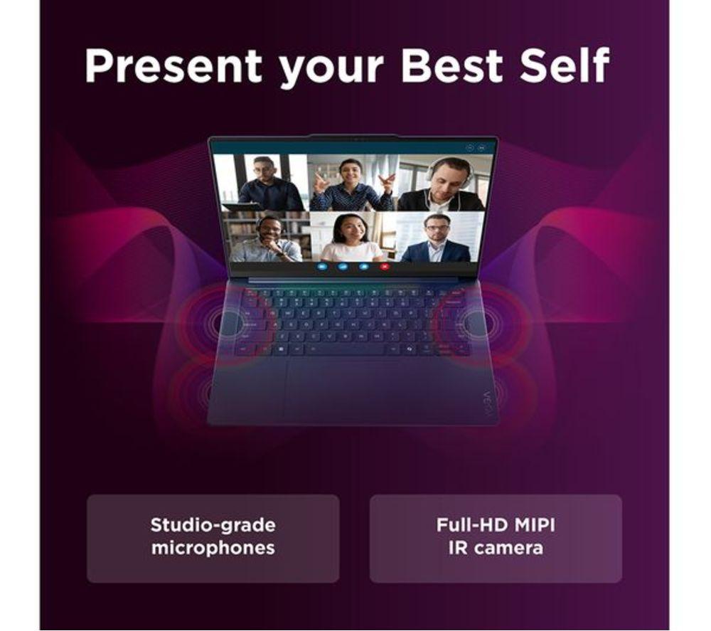 LENOVO Yoga Slim 7X 14" Refurbished Laptop, Copilot+ PC - Snapdragon X Elite, 1 TB SSD, Cosmic Blue (Very Good Condition) image number 23 of 26