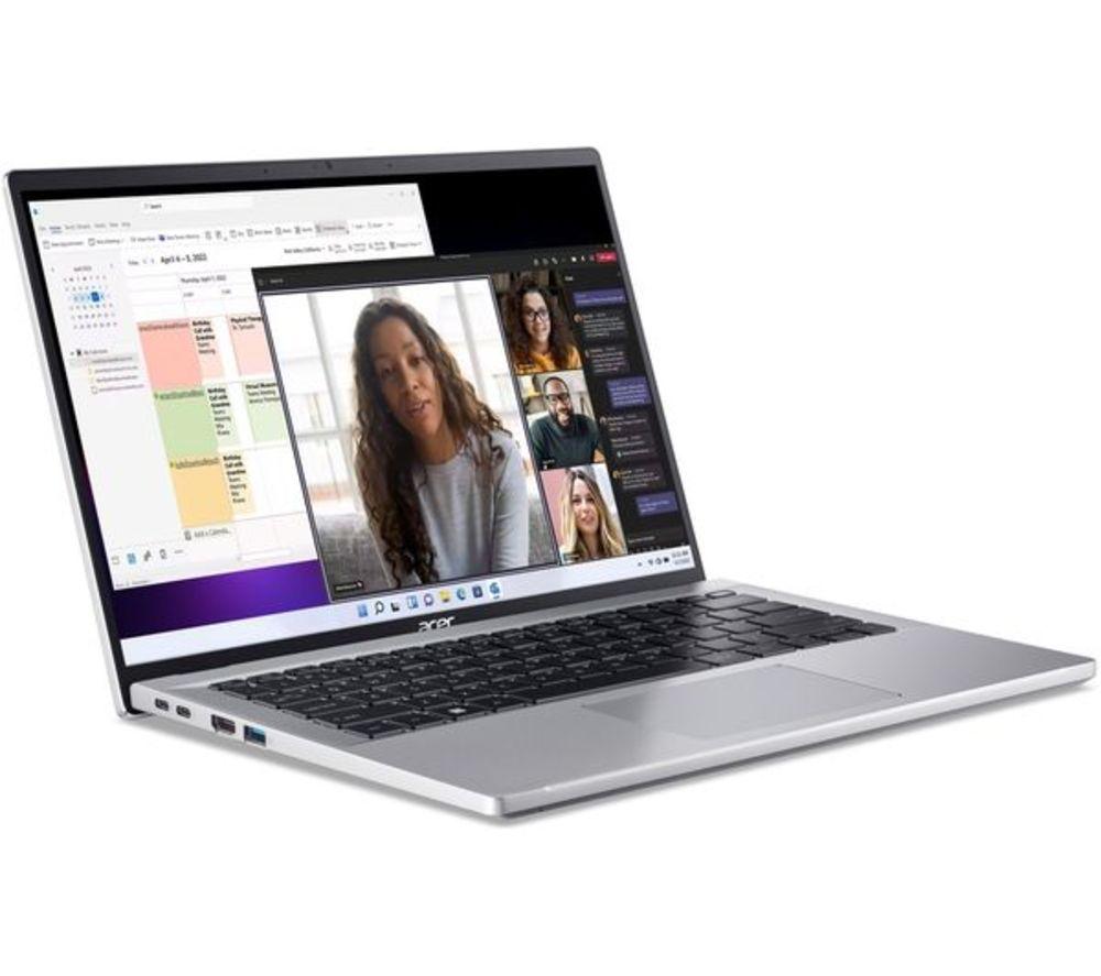 ACER Swift Go 14" Refurbished Laptop - Intel&reg; Core&trade; i7, 512 GB SSD, Silver (Very Good Condition) image number 2 of 11