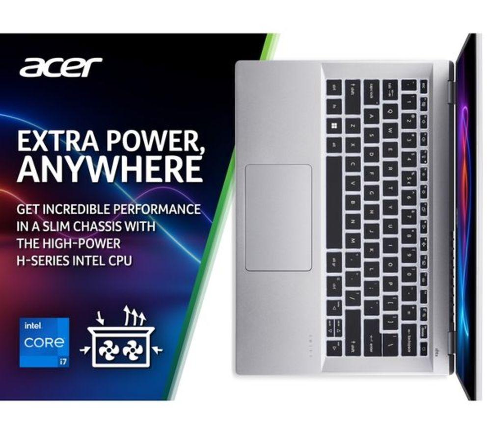 ACER Swift Go 14" Refurbished Laptop - Intel&reg; Core&trade; i7, 512 GB SSD, Silver (Very Good Condition) image number 8 of 11