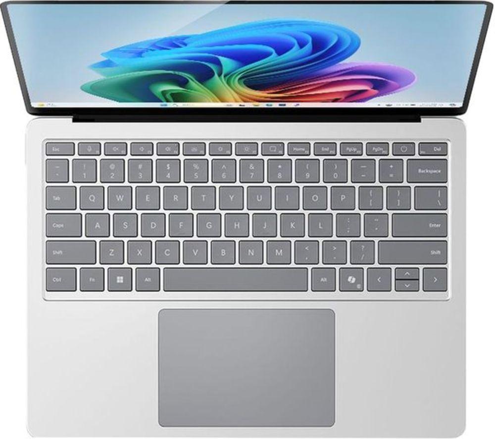 MICROSOFT 13.8" Surface Refurbished Laptop, Copilot+ PC - Snapdragon X Plus, 256 GB SSD, Platinum (Very Good Condition) image number 4 of 8