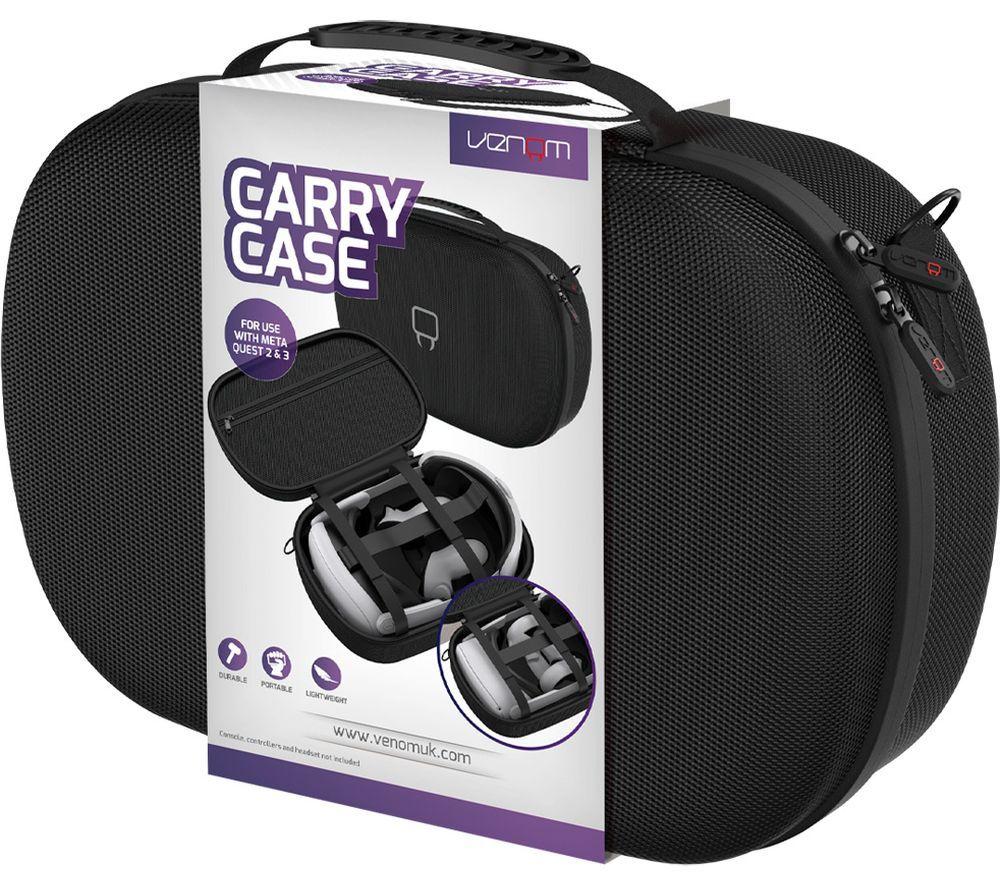 VENOM VS4207 Meta Quest 2, 3 & 3s Carrying Case - Black image number 3 of 4