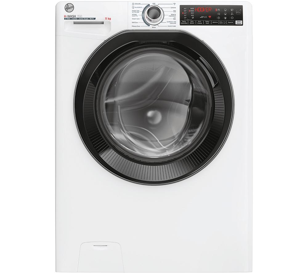 HOOVER H-Wash 350 H3WPS4116TAMB580 WiFi-enabled 11 kg 1400 Spin Washing Machine – White, White