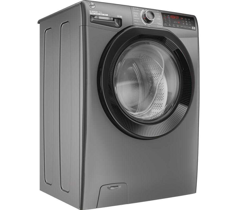 HOOVER H-Wash 350 H3WPS4146TAMBR80 WiFi-enabled 14 kg 1400 Spin Washing Machine - Graphite image number 2 of 8