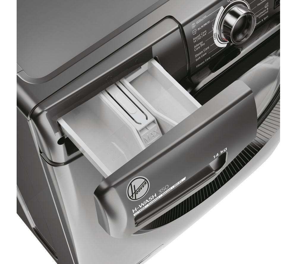 HOOVER H-Wash 350 H3WPS4146TAMBR80 WiFi-enabled 14 kg 1400 Spin Washing Machine - Graphite image number 6 of 8