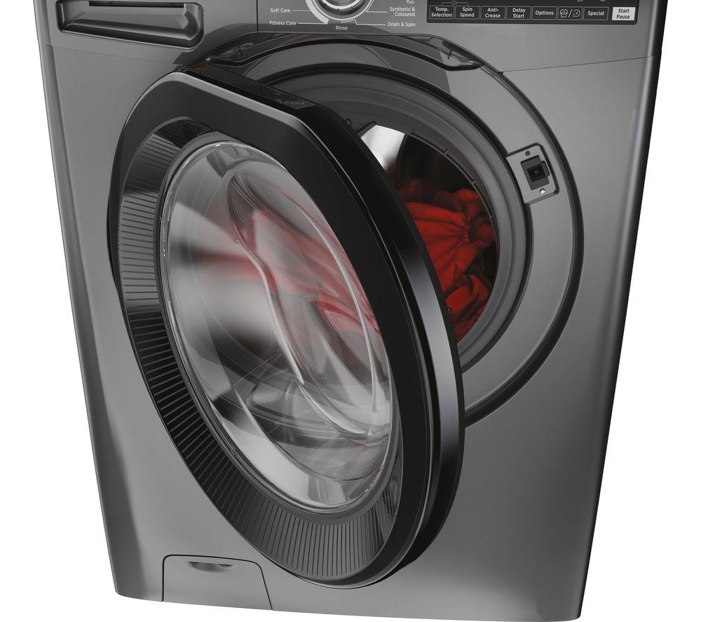 HOOVER H-Wash 350 H3WPS4146TAMBR80 WiFi-enabled 14 kg 1400 Spin Washing Machine - Graphite image number 7 of 8
