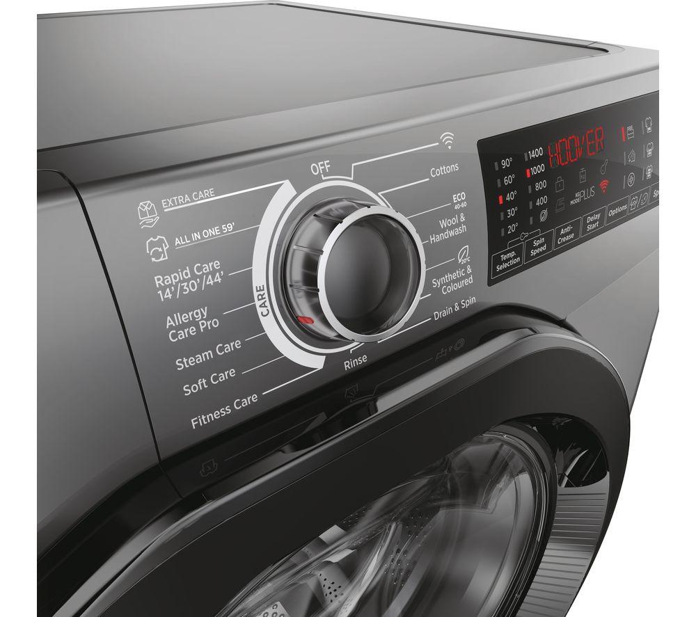 HOOVER H-Wash 350 H3WPS4146TAMBR80 WiFi-enabled 14 kg 1400 Spin Washing Machine - Graphite image number 8 of 8