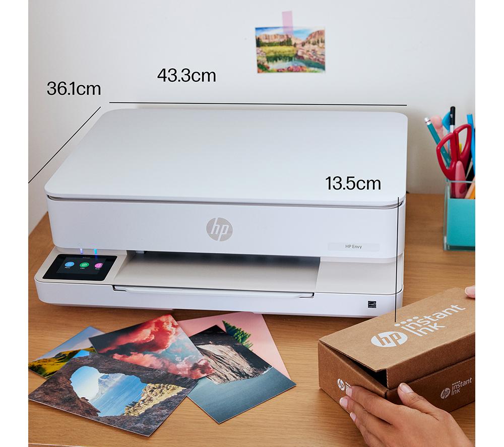 HP Envy 6132e All-in-One Inkjet Wireless Printer with Fax & 6 Months Instant Ink with HP+ image number 14 of 25