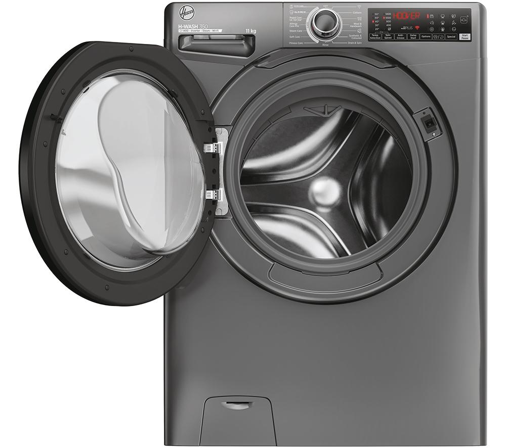 HOOVER H-Wash 350 H3WPS4126TAMBR80 WiFi-enabled 12 kg 1400rpm Washing Machine - Graphite image number 2 of 10