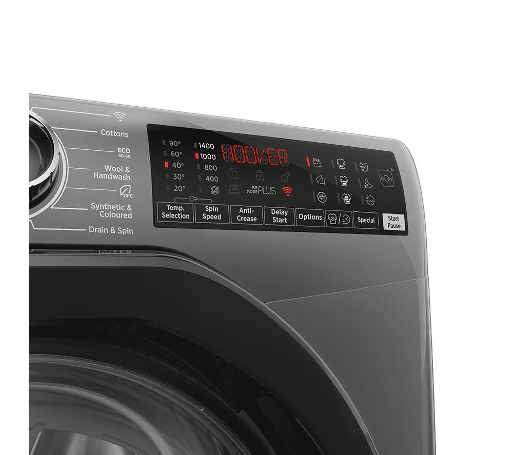HOOVER H-Wash 350 H3WPS4126TAMBR80 WiFi-enabled 12 kg 1400rpm Washing Machine - Graphite image number 5 of 10