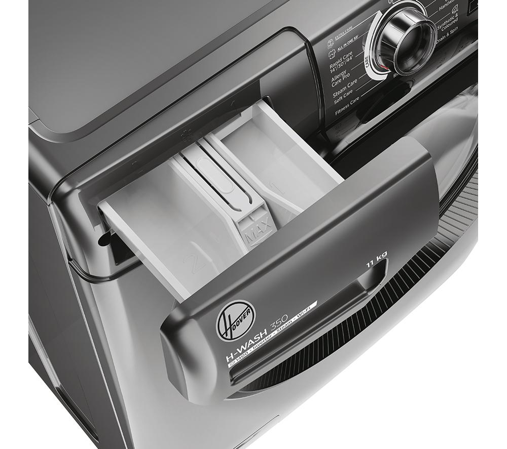 HOOVER H-Wash 350 H3WPS4126TAMBR80 WiFi-enabled 12 kg 1400rpm Washing Machine - Graphite image number 8 of 10