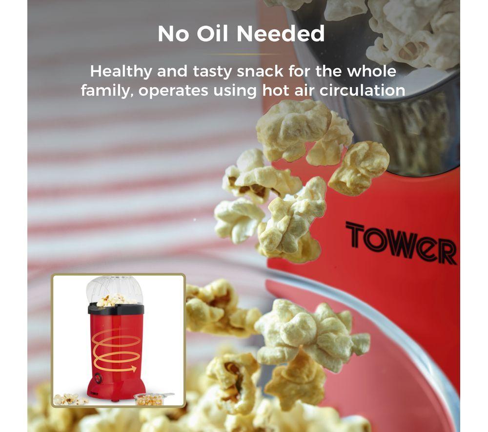 TOWER T19050RD Popcorn Maker - Red image number 4 of 11