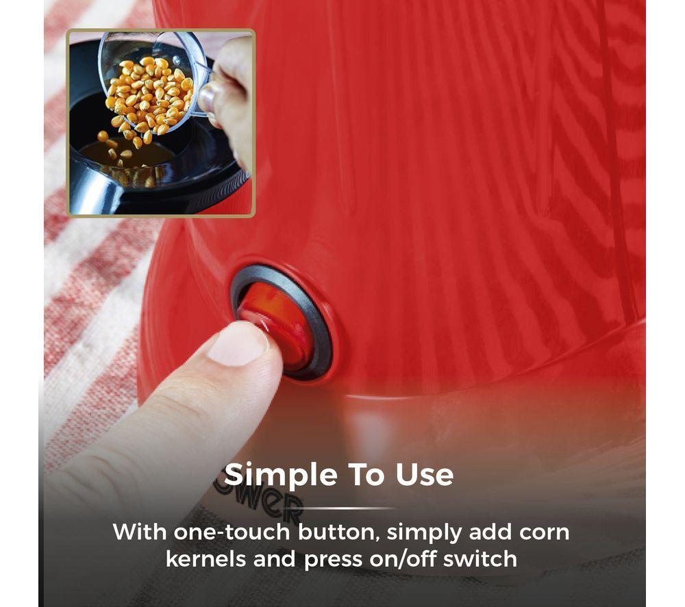TOWER T19050RD Popcorn Maker - Red image number 7 of 11