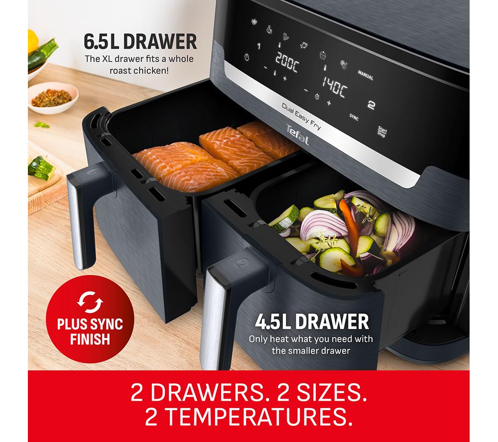 TEFAL Easy Fry XXL EY942HG0 11L Air Fryer - Coal Grey image number 4 of 9