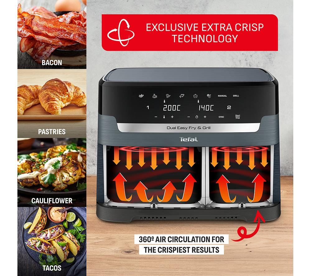 TEFAL Easy Fry XXL EY942HG0 11L Air Fryer - Coal Grey image number 6 of 9
