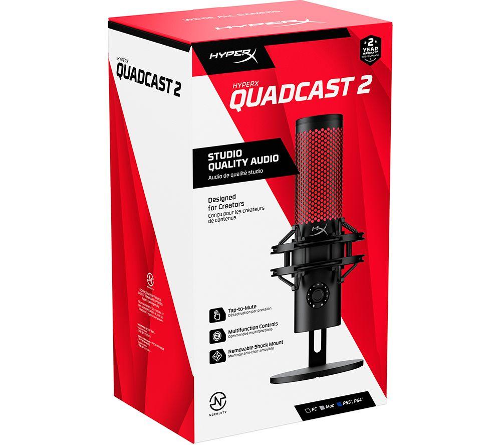 HYPERX QuadCast 2 USB Microphone - Black image number 23 of 24