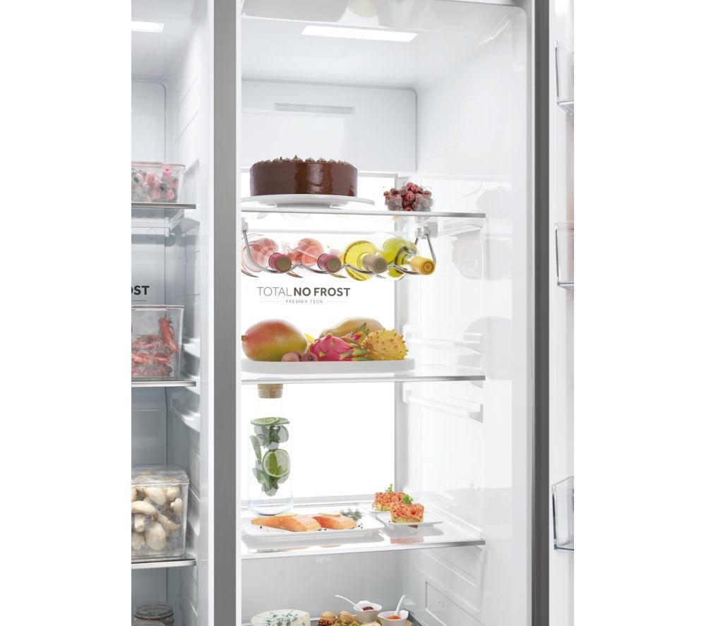 HAIER Series 7 HSW79F18ANMMUK American-Style Smart Fridge Freezer - Silver image number 5 of 22