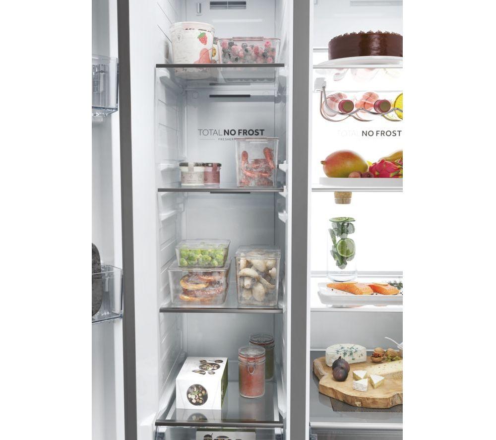 HAIER Series 7 HSW79F18ANMMUK American-Style Smart Fridge Freezer - Silver image number 6 of 22