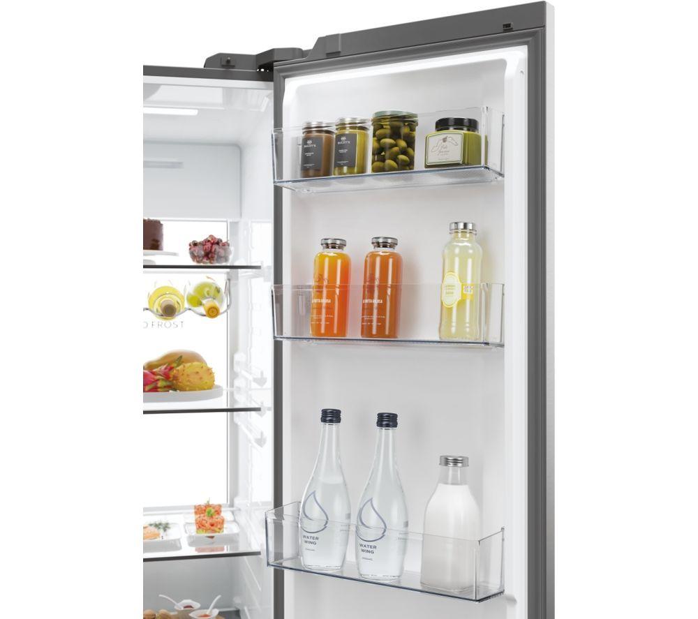 HAIER Series 7 HSW79F18ANMMUK American-Style Smart Fridge Freezer - Silver image number 7 of 22