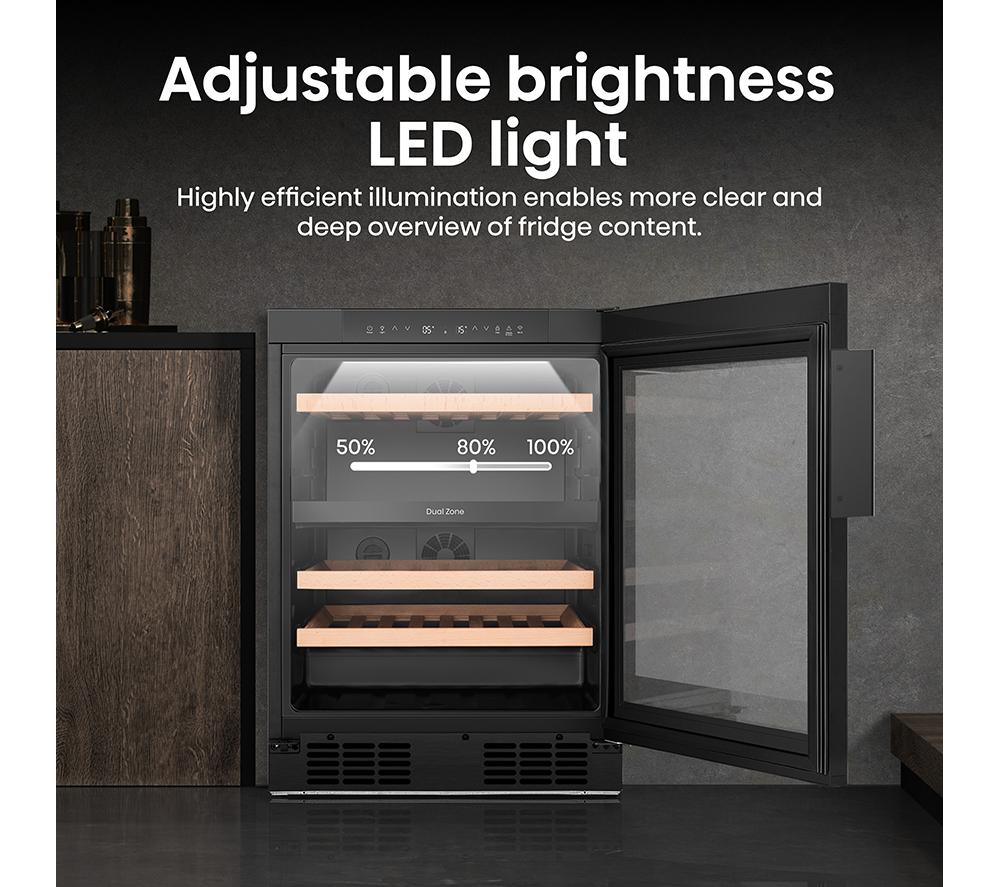 HISENSE RW3N122GSLF Wine Cooler - Black image number 7 of 13